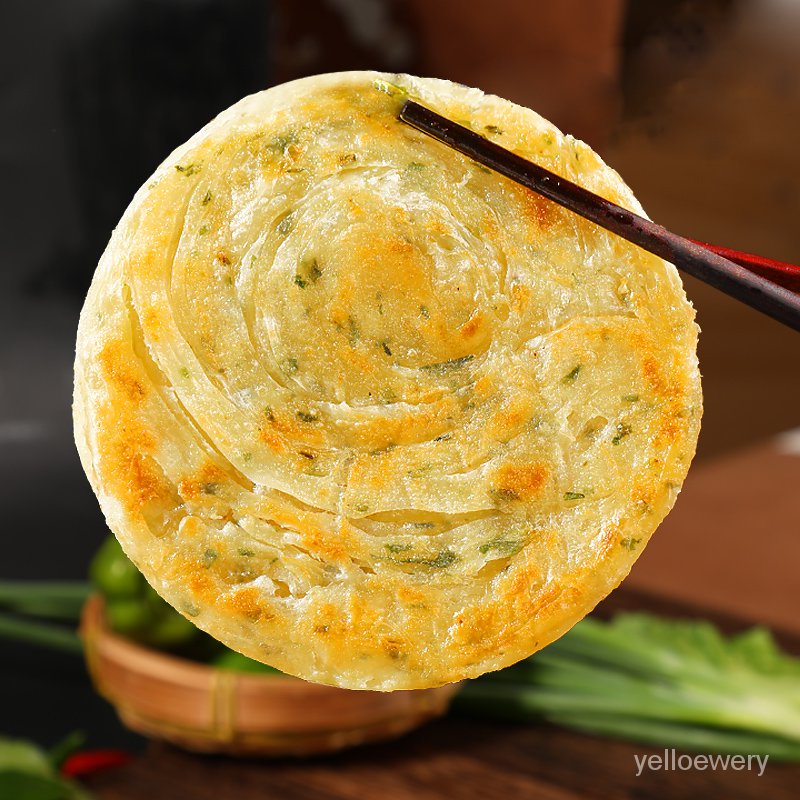 早餐正宗老上海葱油饼商用葱花饼皮手抓饼煎饼葱香味馅半成品速食早餐 Shopee Malaysia