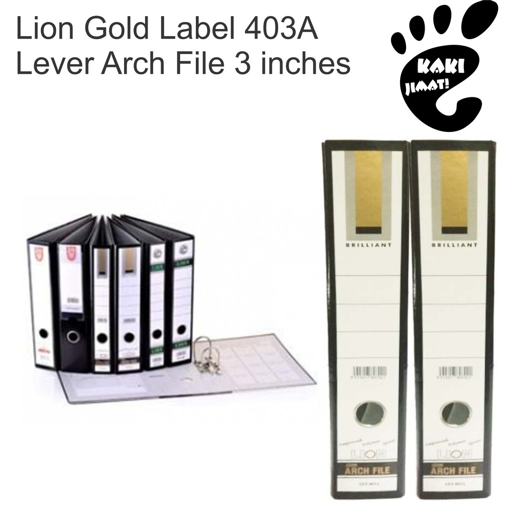 Lion 403A Lever Arch File 2 3 Inches Shopee Malaysia