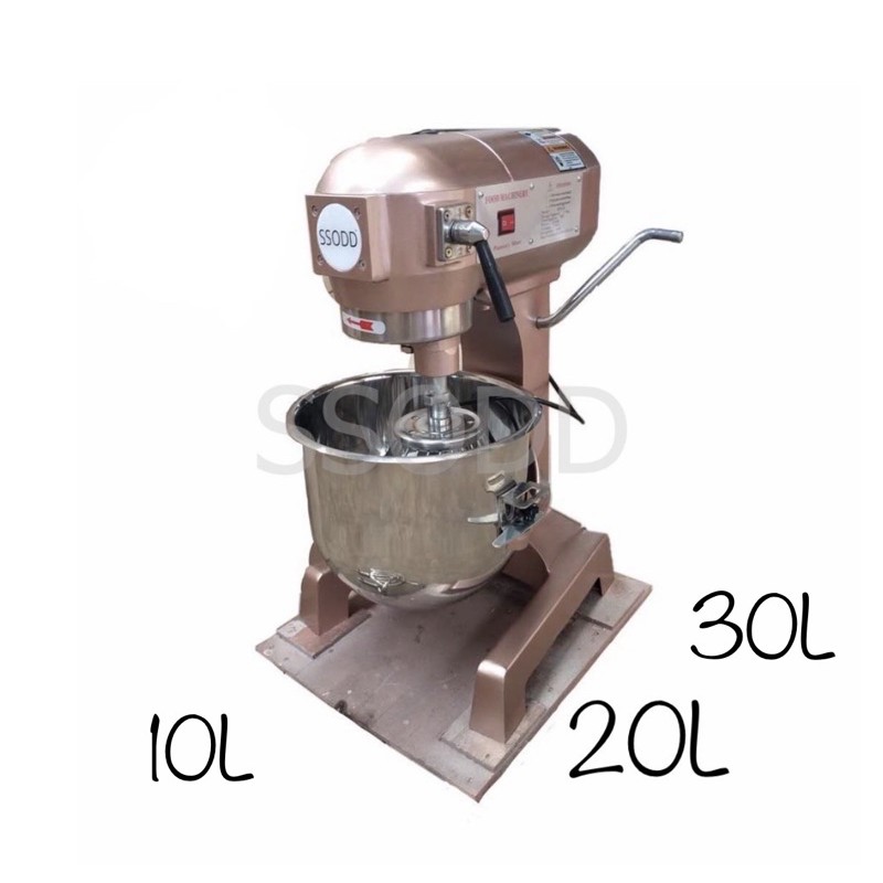 𝙁𝙧𝙚𝙚 𝙎𝙝𝙞𝙥𝙥𝙞𝙣𝙜🔥 SSODD STAND MIXER (10L 20L 30L) Heavy Duty Commercial Industrial Dusty Rose Gold Mesin Pengadun