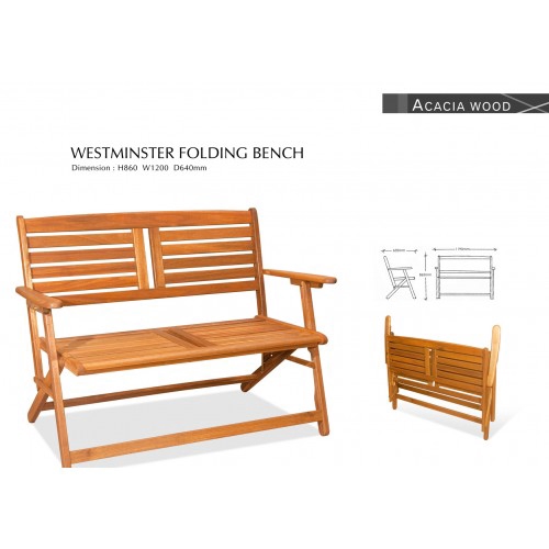 Westminster Folding Bench Shopee Malaysia
