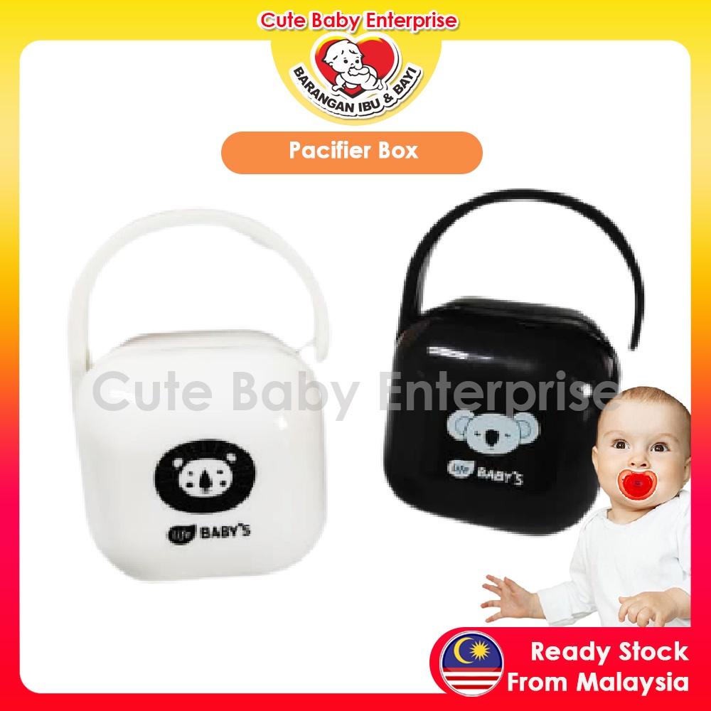 Baby Pacifier Storage Box Portable Infant Baby Soother Box Pacifier