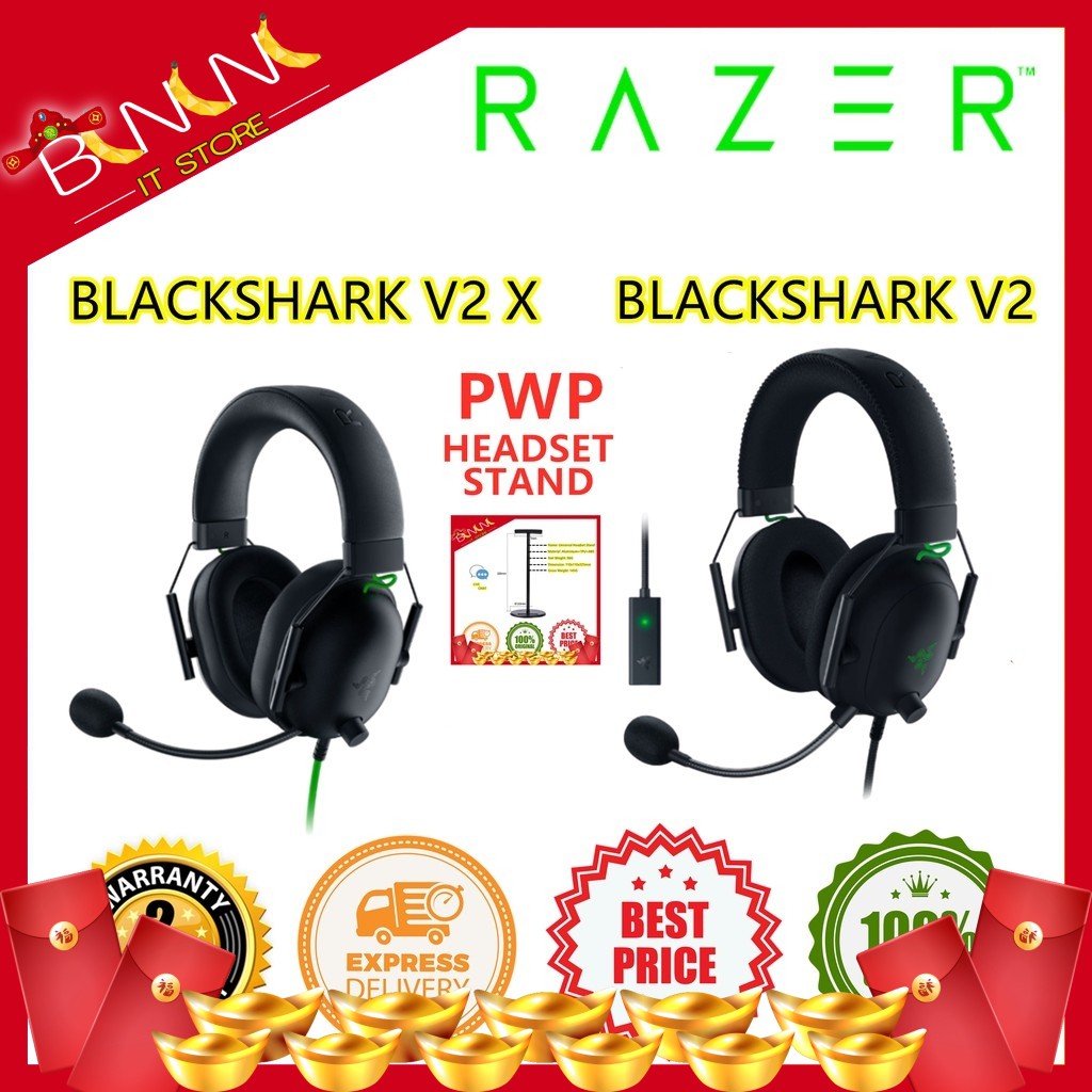 In Stock】 ♒[Ready Stock] Razer BlackShark V2 RZ04-03230100-R3M1 | Razer  BlackShark V2 X RZ04-03240100-R3M1✶ | Shopee Malaysia