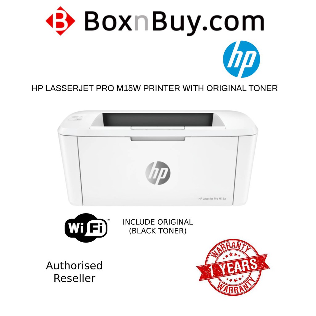 HP LASERJET PRO M15W PRINTER WITH WIRELESS Shopee Malaysia