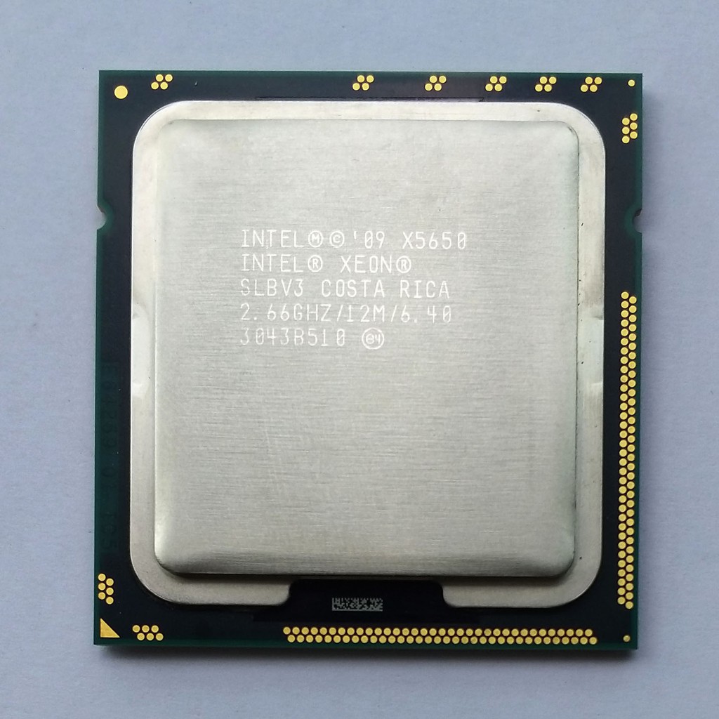 2pcs Xeon E5645 2.4G;X5650 2.66G;X5675 3.06G;X5690 3.46G 12mb 6.4gt/s LGA 1366 6-Core Matched Pair CPU