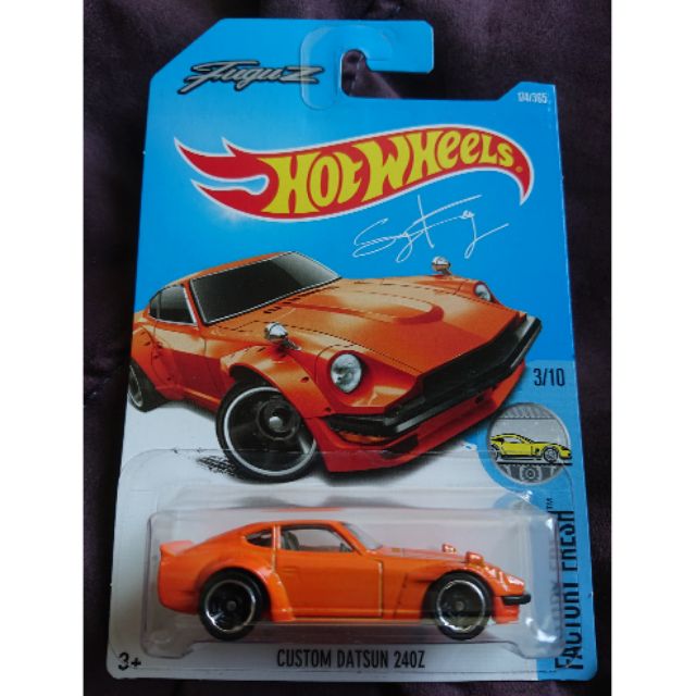 hot wheels custom datsun 240z orange