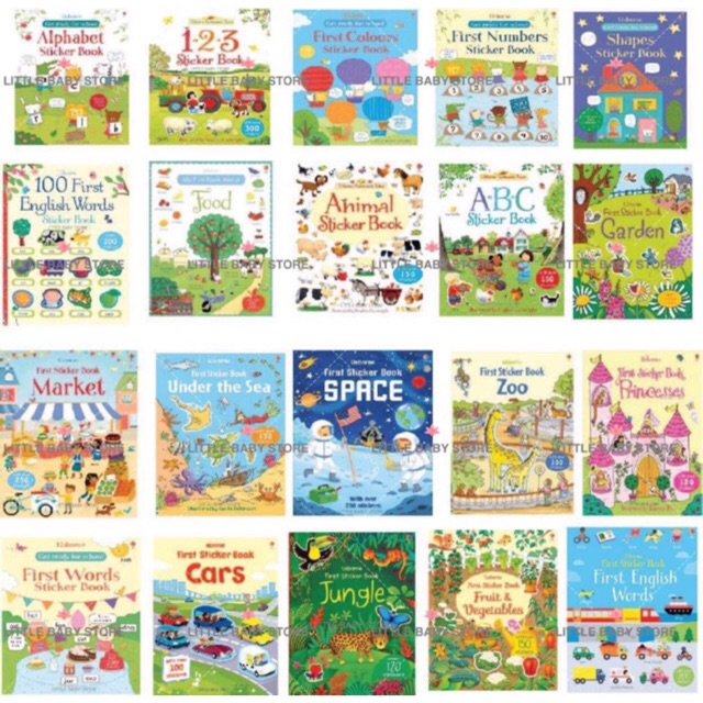 Usborne Sticker Book | Shopee Malaysia