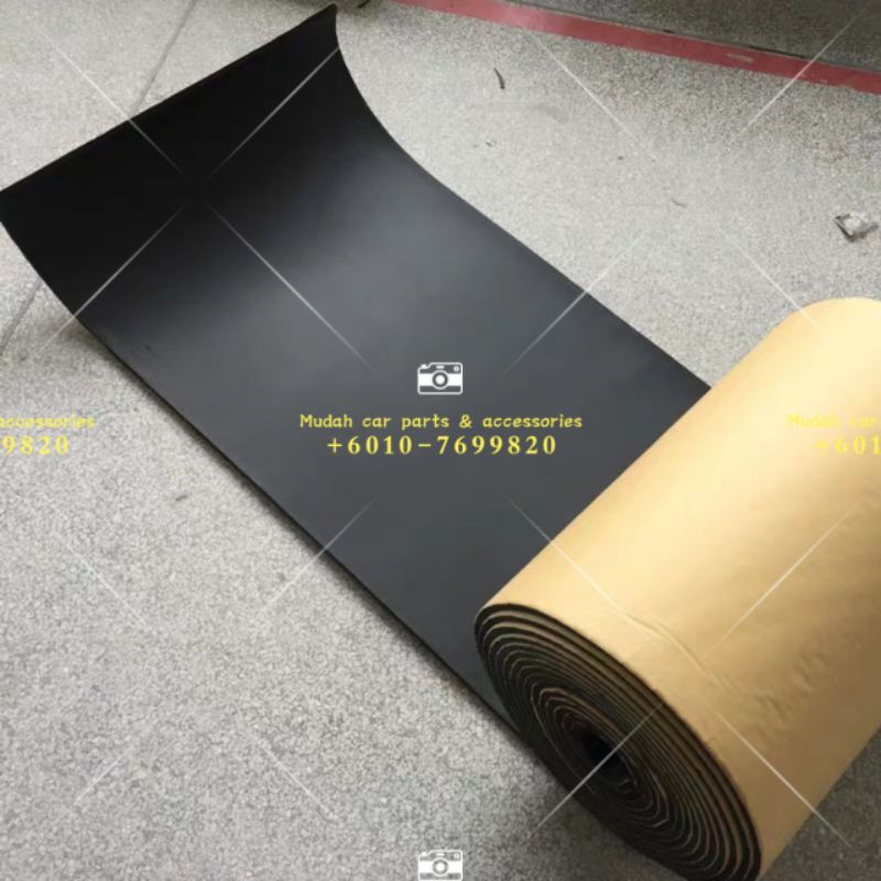 Insulation Radio Shield Cotton Film Soundproof Engine Bay Mat Under Cover Silence Scheme 0. 3M x0.5 Silent Door Boot Car