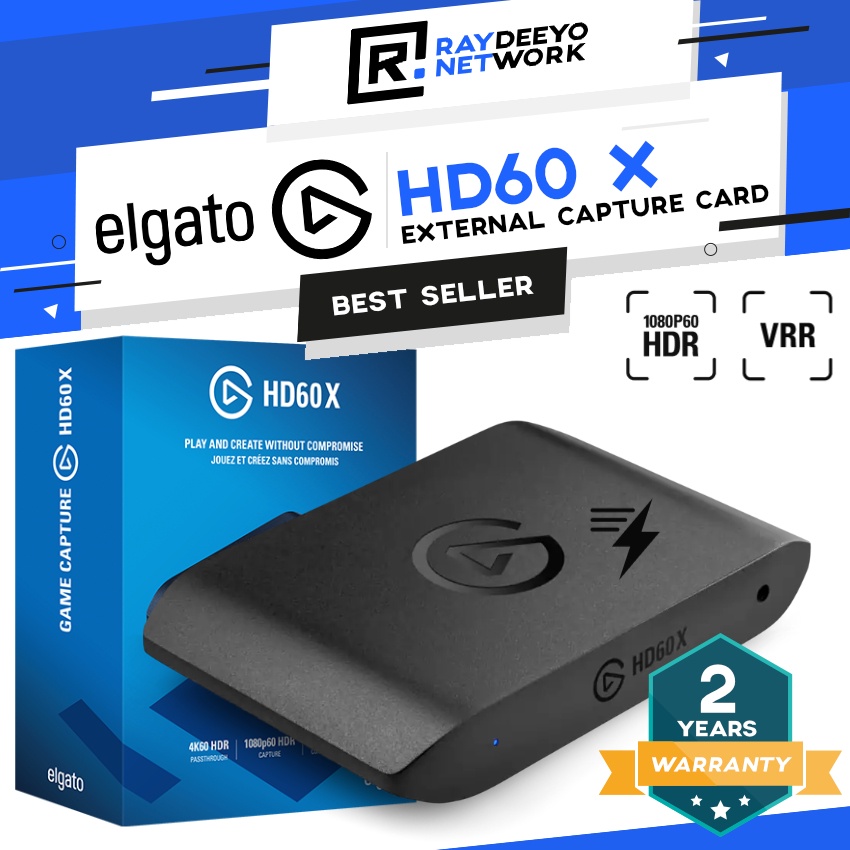 Elgato HD60S / HD60S+ / HD60 X HD Game Capture Recorder HD60 S [Passthrough & Record] Shopee