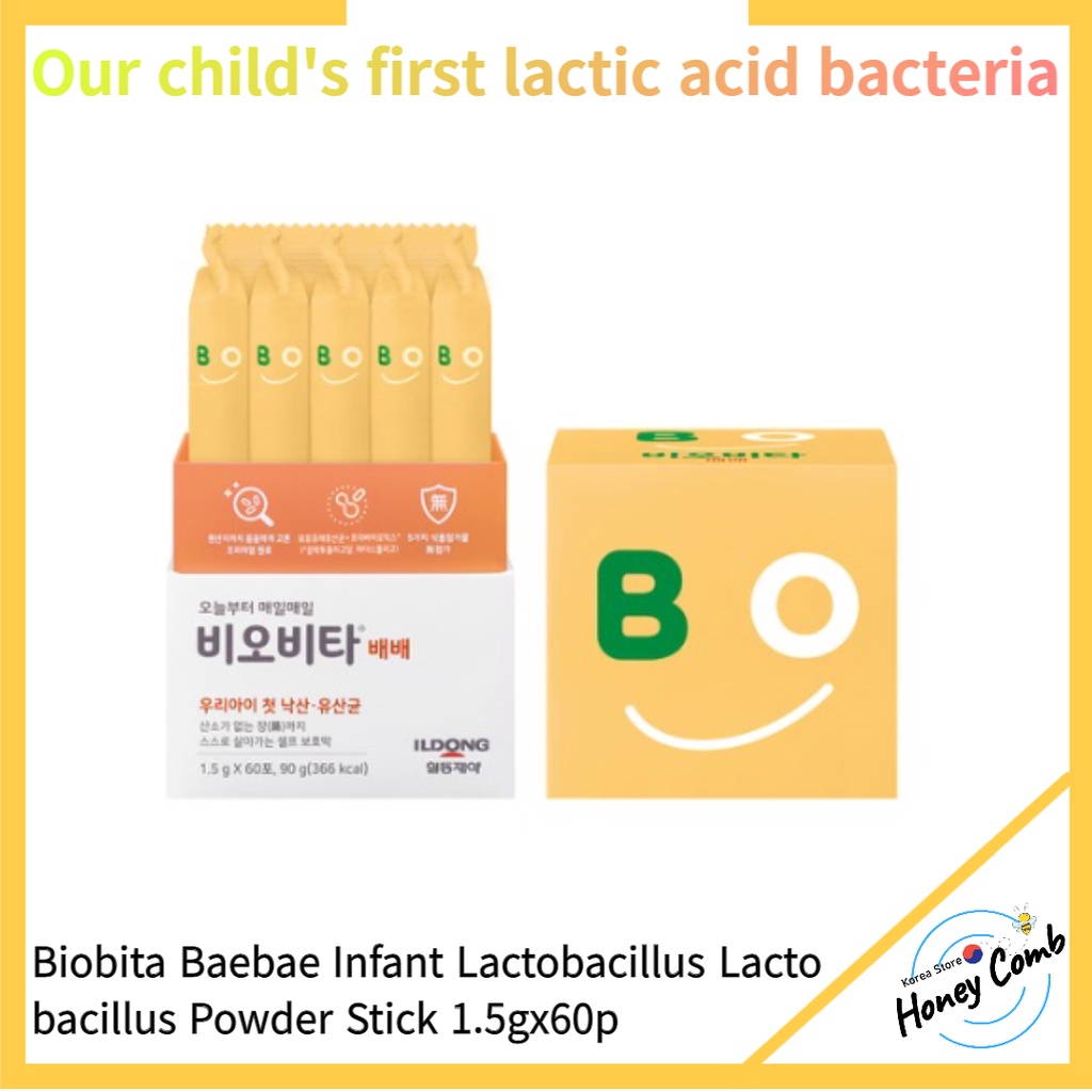 [ILDONG]BioBita Baebae Infant Lactobacillus Lactobacillus powder stick 1.5 g x 60 ea/korea well-being product/Our child's first lactic acid bacteria/Korea/Korean