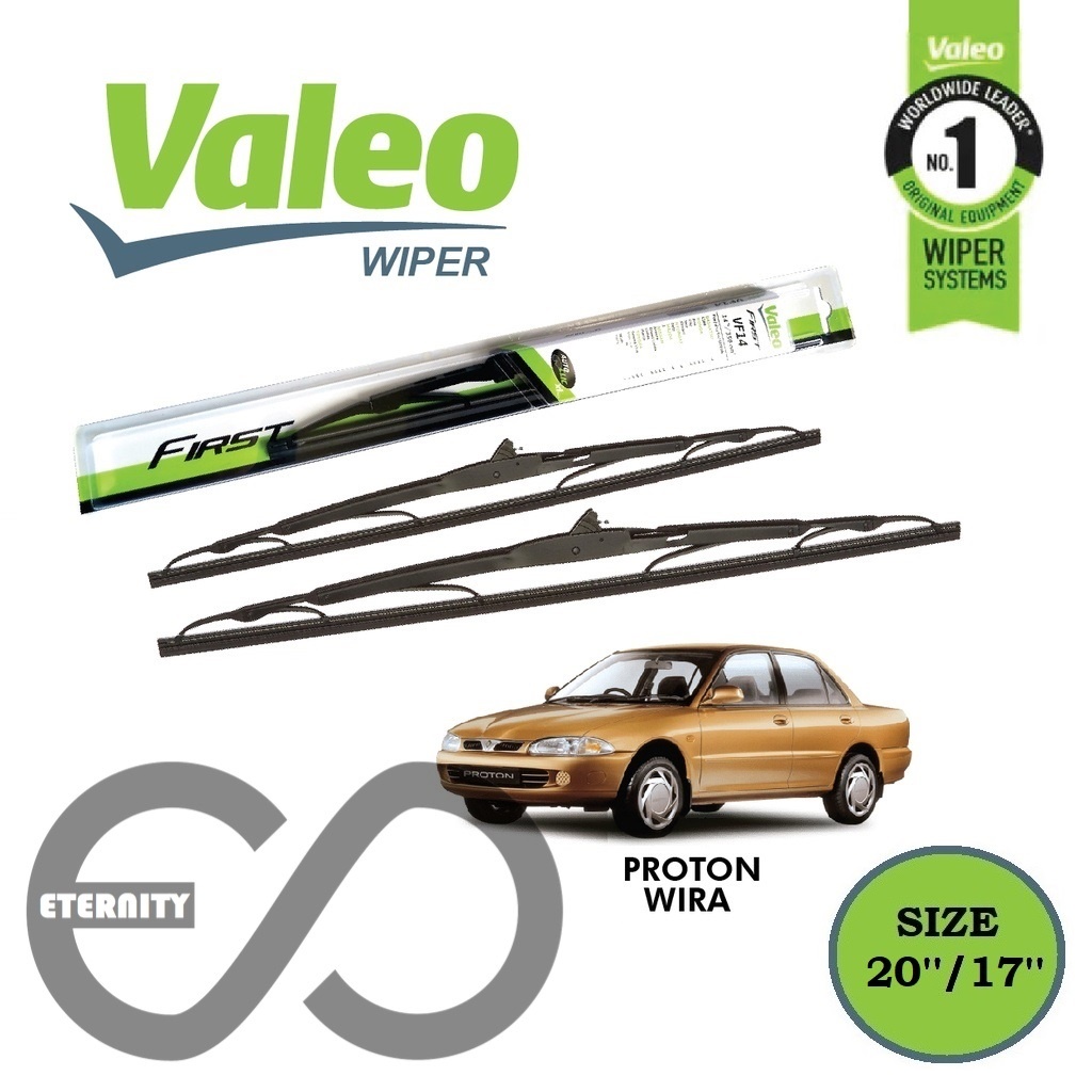 VALEO Conventional Wiper Blade PROTON WIRA (20"+17") Shopee Malaysia