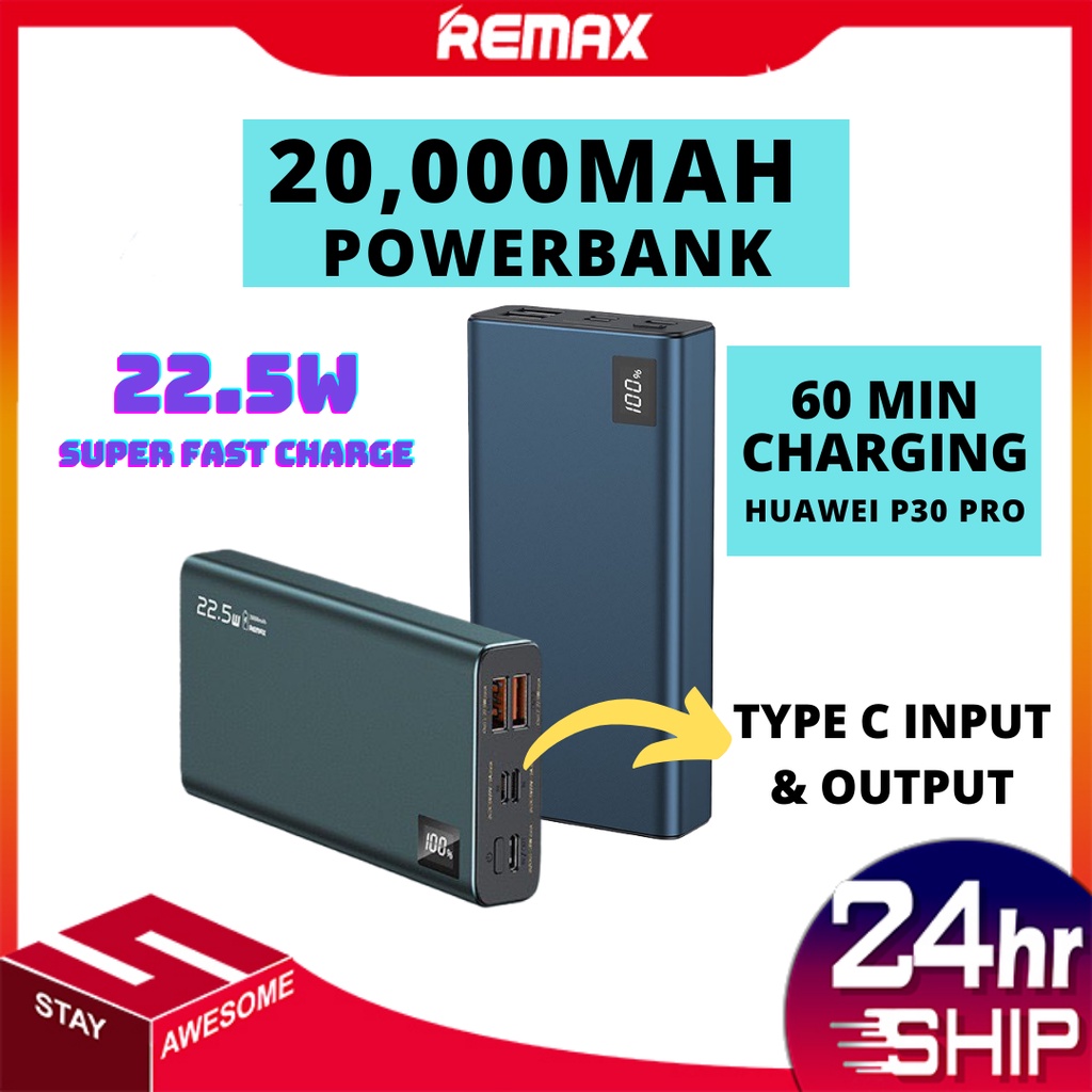 REMAX Powerbank Fast Charging Powerbank Remax Original 22.5W PD