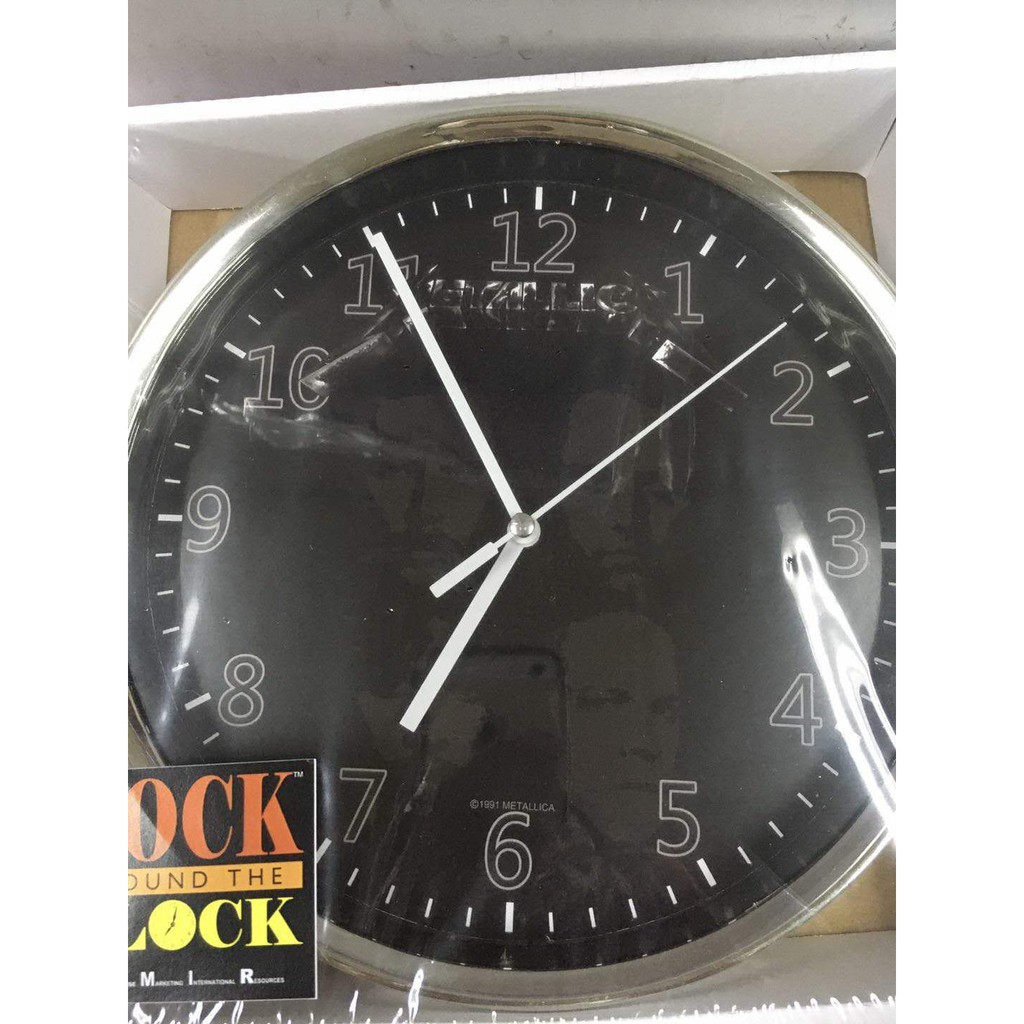 Metallica Rock Around The 8" inch Clock AA Battery Rockers Jam Enter