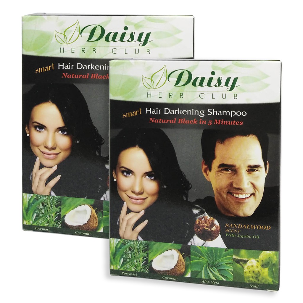Daisy Hair Darkening Shampoo 25ml Twin Pack Shopee Malaysia