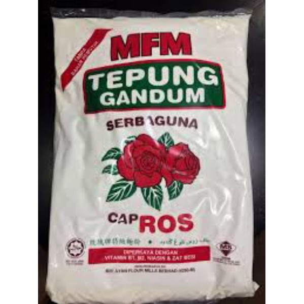 Tepung Gandum Cap Rose. | Shopee Malaysia