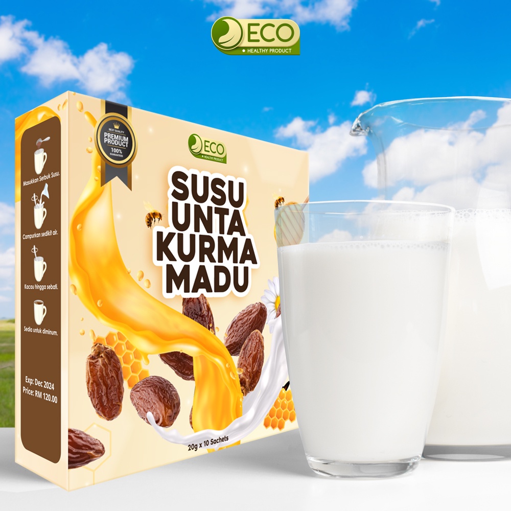 susu unta kurma madu, kecutkan cyst fibroid, tambah tenaga, cerahkan kulit ibu dan bayi + gift
