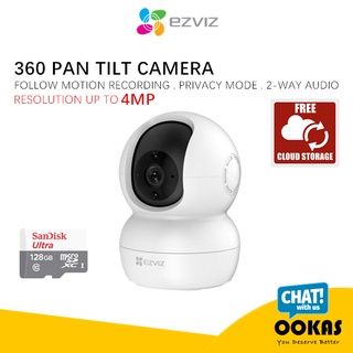 Ezviz TY2 / C6N 4MP Full HD 360 Smart IR & Tracking Pan Tilt Motion Tracking IP Wireless WiFi Security Camera TAPO C200
