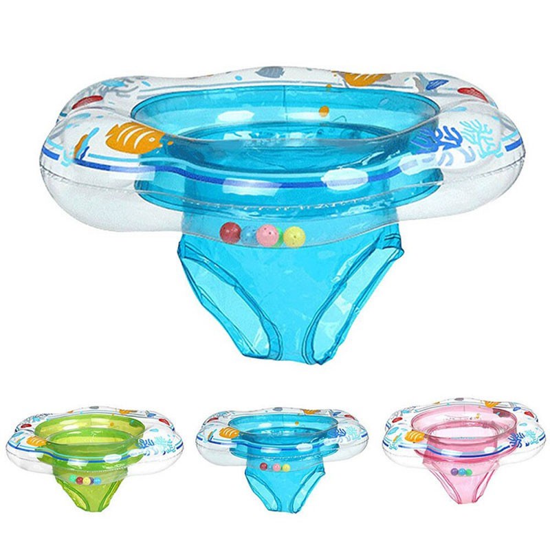 WHOLESALE | Durable Kids Baby Inflatable Float Swimming Pool Ring Double Leak-Proof Train Safety Water Toy Accessories