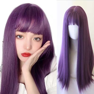 purple wig - Hair Accessories Prices and Promotions - Fashion Accessories  Mar 2023 | Shopee Malaysia