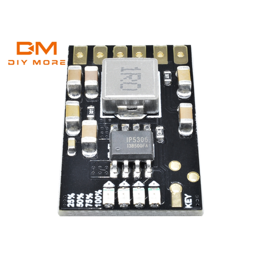 2A 5V Charge Discharge Integrated 3.7/4.2V Li-ion Battery Boost Power Board Kits 