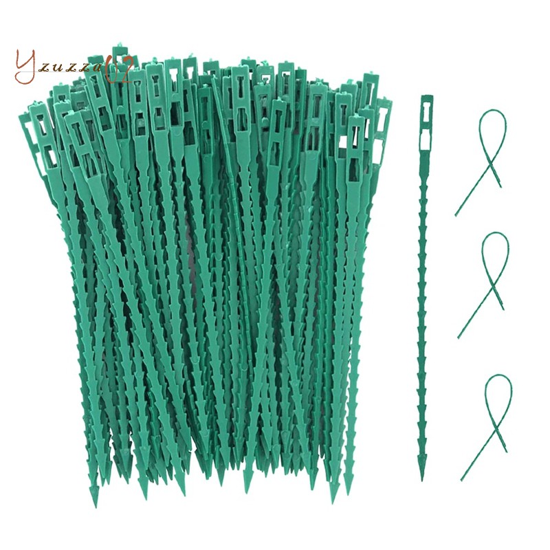 200 Pcs Adjustable Garden Plant Twist Ties Flexible Plastic Twist