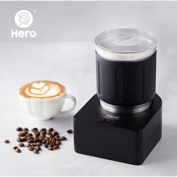 HERO Electric Milk Frother Japanese Coffee Espresso Style Steam Milk