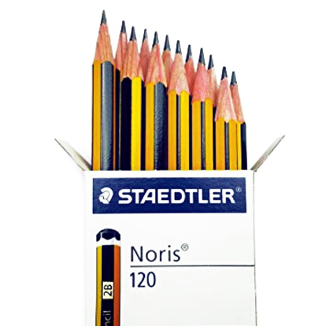 STAEDTLER 120 NORIS 2B Pencil ( 12 Pcs /1 Box ) | Shopee Malaysia