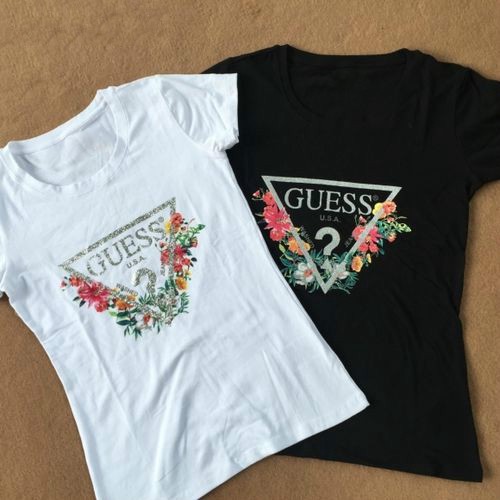 womens black guess t shirt