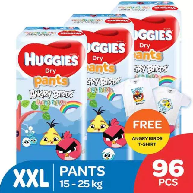 huggies dry pants angry birds