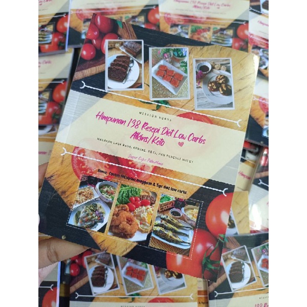 Buku Resepi Himpunan 138 Resepi Diet Low Carbs Atkins/Keto by Fafae Mimie