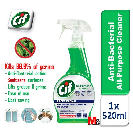 CIF All Multi Purpose Cleaner Spray 520 Ml Shopee Malaysia