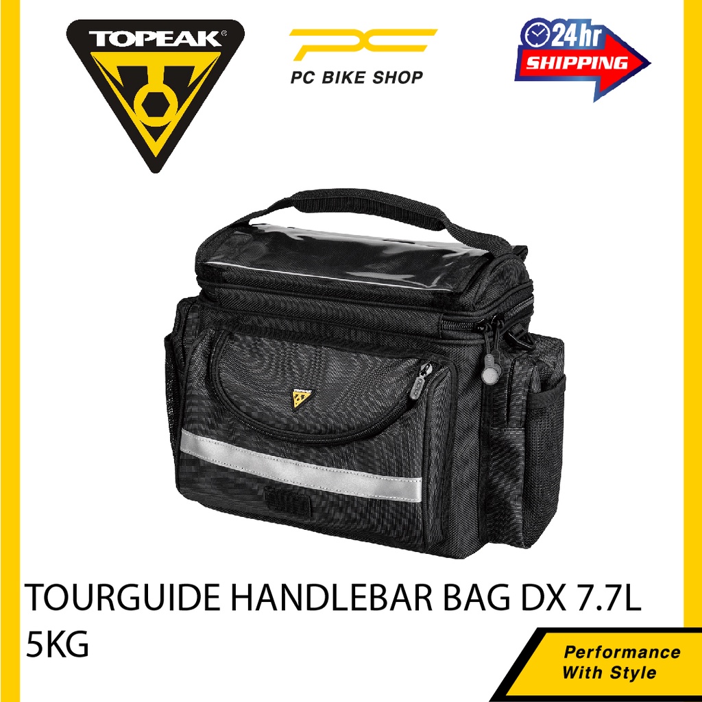 中古】 Topeak Unisex Adult TourGuide Handlebar Bag, Black, One 