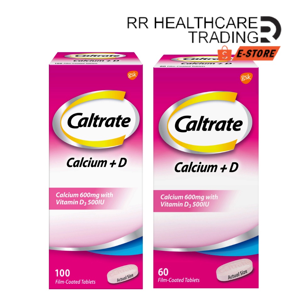 Caltrate 600+D (Calcium plus Vitamin D) Pink 60s/100s Shopee Malaysia