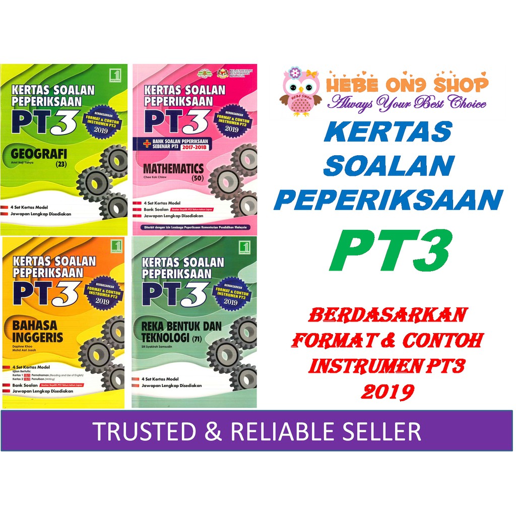 Kertas Soalan Peperiksaan Pt3 2019 Berdasarkan Format Contoh Instrumen Pt3 2019 Shopee Malaysia