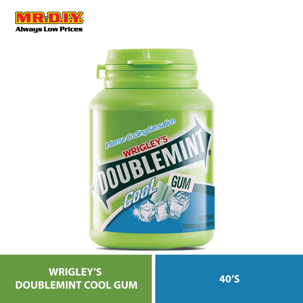 Wrigley S Doublemint Cool Chewing Gum Menthol And Eucalyptus 40 X 58g Shopee Malaysia