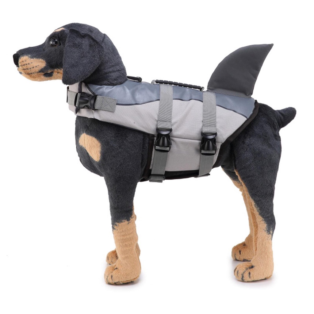 7-30 days delivery Pet Dog Floating Jacket Adjustable with Handle Preserver Durable Lifesaver Vest Swimsuit for Pool Bo