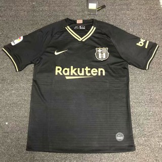 2020-2021 Barcelona away jersey men's black football ...