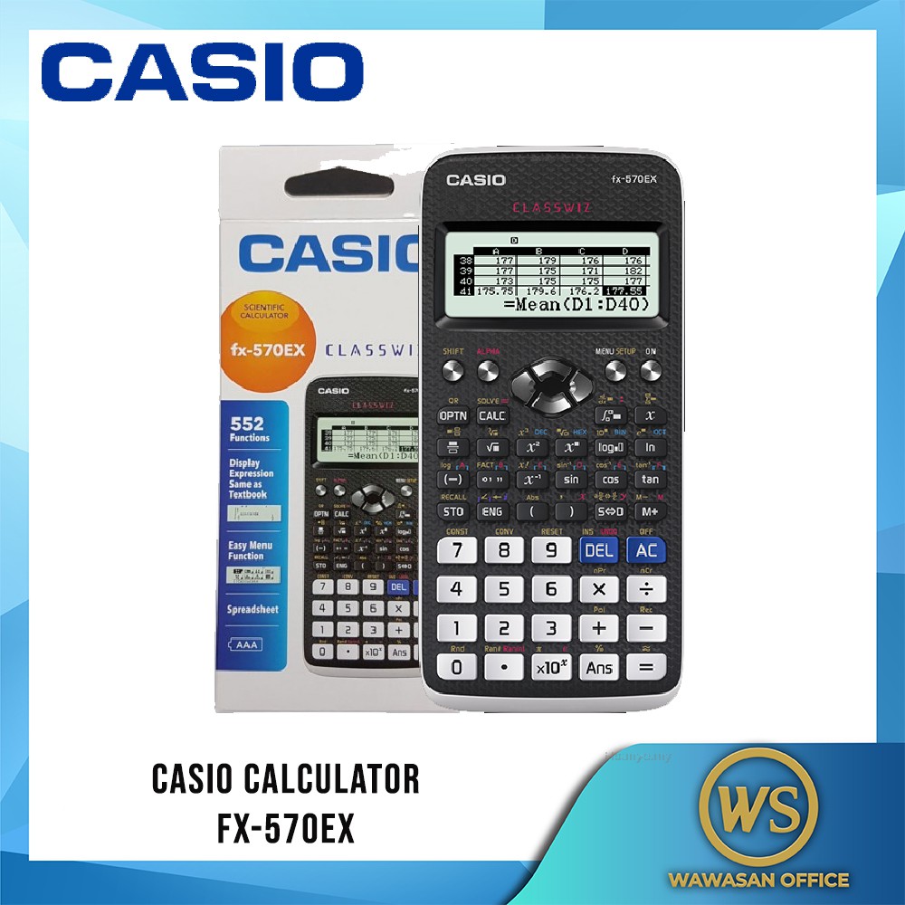 CASIO Scientific Calculator FX-570EX Casio Scientific FX 570ex FX-570es ...