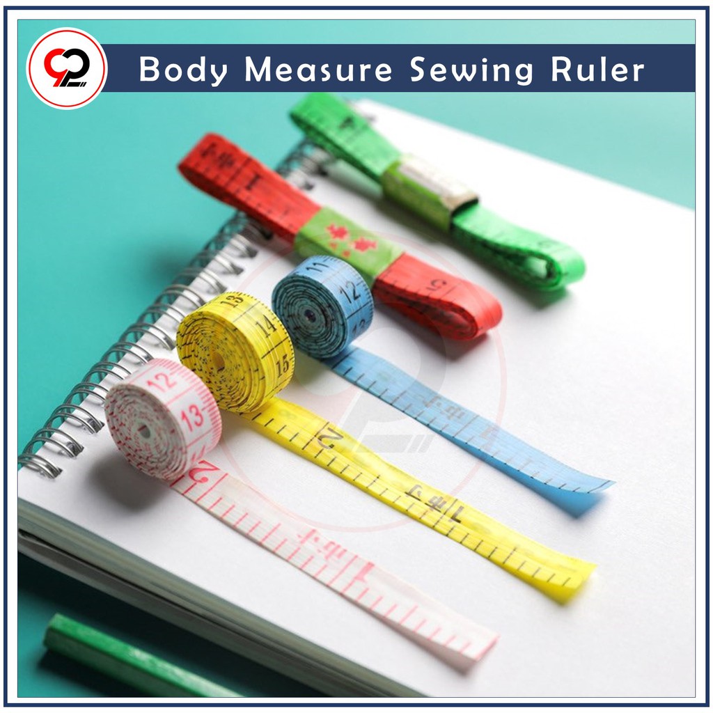 Tailor Body Measure Waist Measuring Tape Tukang Jahit Ukur Badan 150cm ...