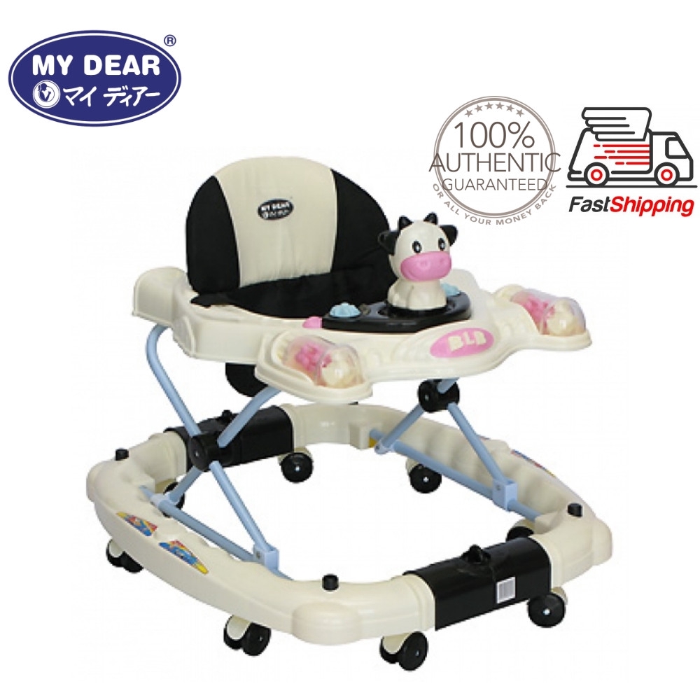 My Dear Baby Walker With Rocking Function 014 Cow Shopee Malaysia