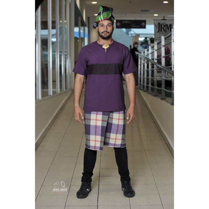 Ready Stock New Design Mens Kurta Lelaki Lengan Pendek Kain Lembut Dan Sejuk