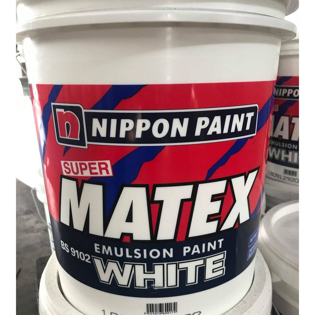  Nippon  Paint  Super Matex 9102 WHITE  15245 MAXIWHITE 18L 