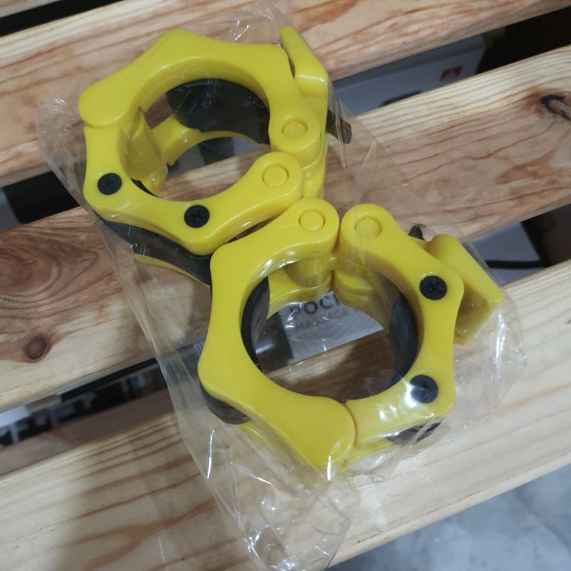 Ready Stock ✅ 5cm/50mm/2inch (2pcs) Olympic Standard Weight Bar Lock Collar Clips Quick Release