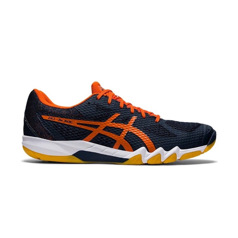 asics gel blade 7 black orange