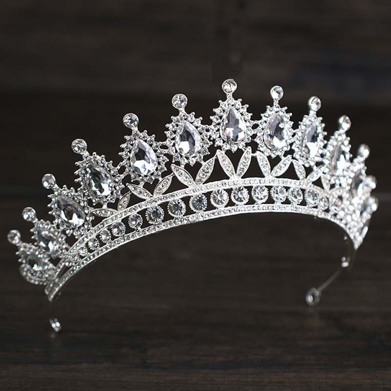 silver hair crown