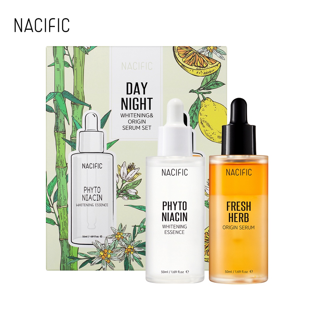 Nacific Fresh Herb Origin Serum + Whitening Essence Shopee Malaysia