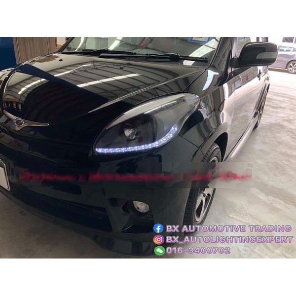 Perodua Myvi 0512 LED Headlamp (Crystal and Projector) Shopee