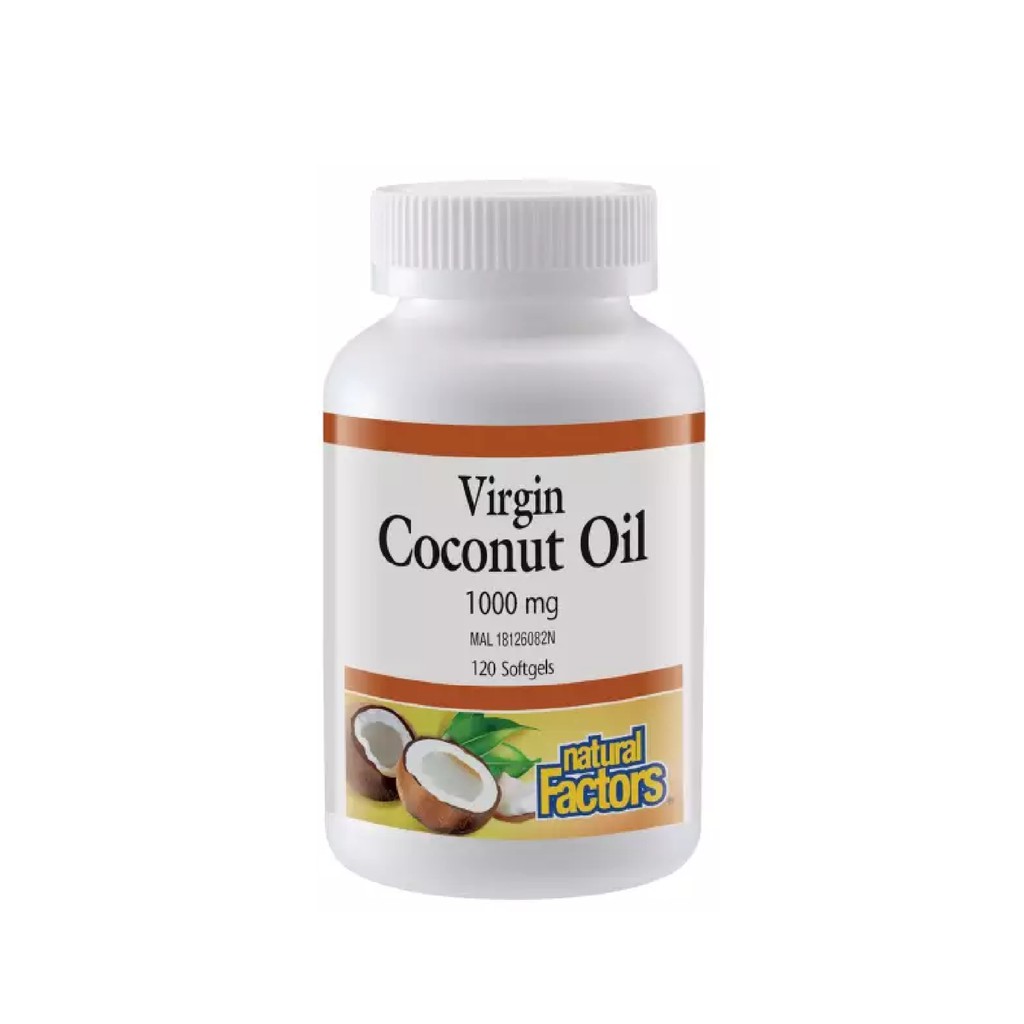 CLEARANCE NATURAL FACTORS VIRGIN COCONUT OIL 1000MG 120 ...