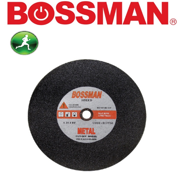 BOSSMAN BCFT14 DIAMOND CUTTING WHEEL (SPEED)WHEEL DISC GRINDING WHEEL  ACCESSORIES EASY USE SAFETY GOOD QUALITY