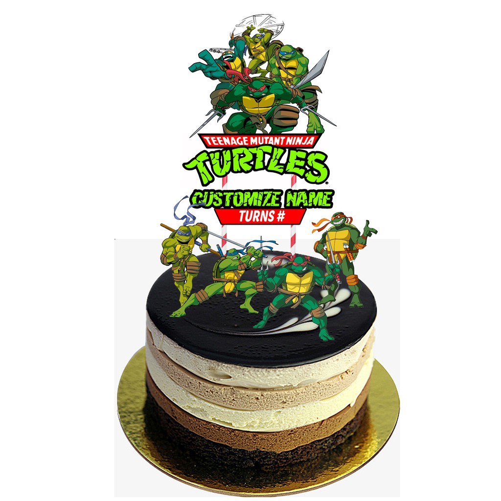 Featured image of post How to Make Ninja Turtle Birthday Cake Toppers