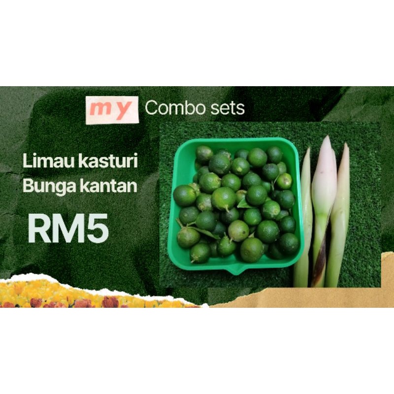 my combo sets limau kasturi + bunga kantan Shopee Malaysia
